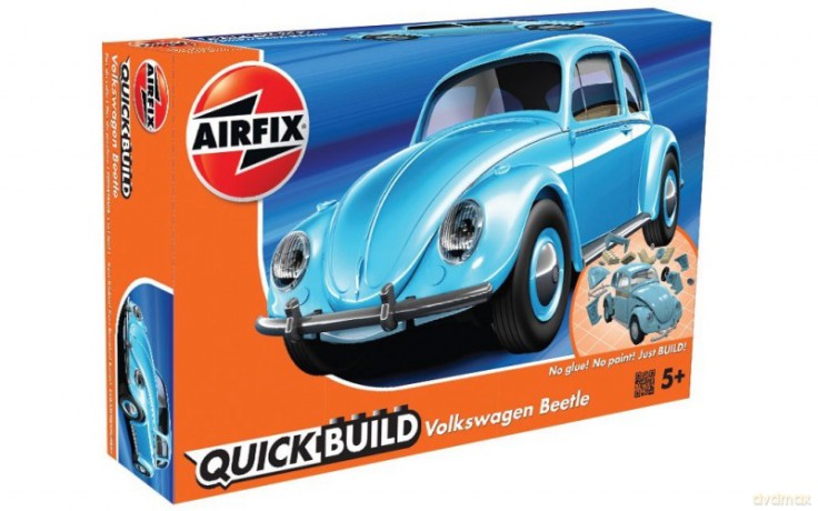 Model plastikowy QUICKBUILD VW Beetle Blue