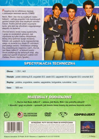 Jonas Brothers Sezon 1 (Disney) [BOX] [3DVD]