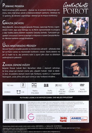 Poirot 10: Porwanie premiera / Gwiazda zachodu [DVD]