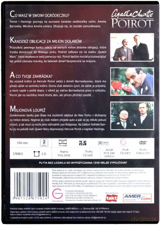 Poirot 11: Co masz w swoim ogródeczku? / Kradzież obligacji za milion dolarów [DVD]