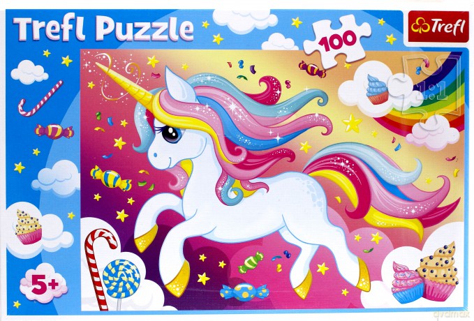 TREFL 100 el. - Piękny jednorożec [PUZZLE]