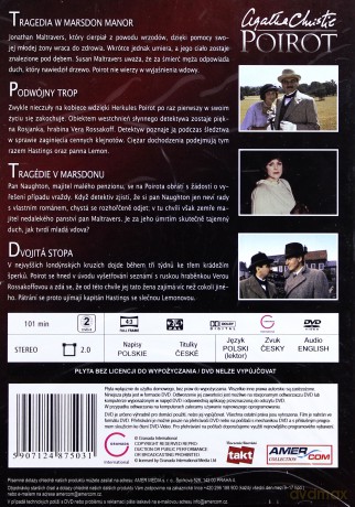 Poirot 13: Tragedia w Marsdon Manor / Podwójny trop [DVD]