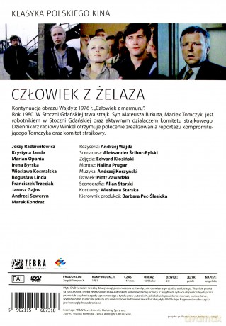 Człowiek z żelaza [DVD]