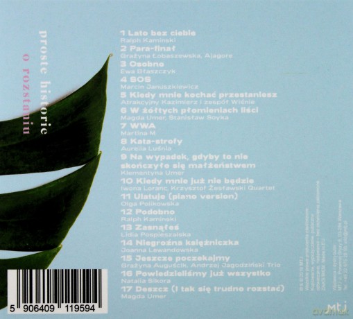 Proste historie o rozstaniu [CD]