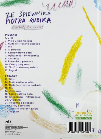 Piotr Rubik: Ze śpiewnika Piotra Rubika. Piosenki dla dzieci (digibook) [CD]