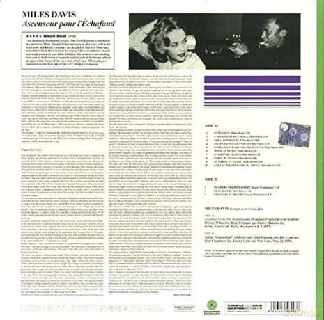Miles Davis: Ascenseur Pour L'Echafaud (Limited) (Solid Green) [Winyl]