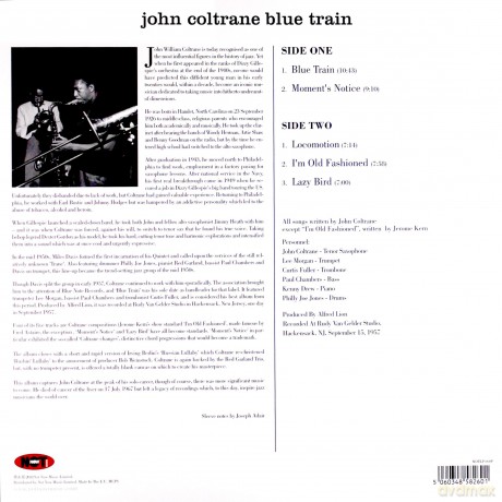 John Coltrane: Blue Train (Picture) [Winyl]