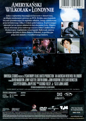 Amerykański Wilkołak w Londynie [DVD]