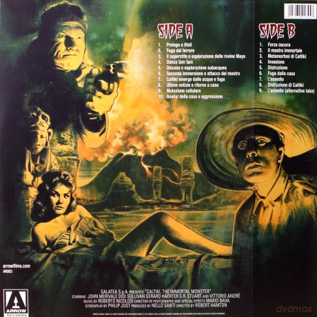 Caltiki The Immortal Monster soundtrack (Translucent Green) (Roberto Nicolosi) [Winyl]
