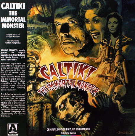 Caltiki The Immortal Monster soundtrack (Translucent Green) (Roberto Nicolosi) [Winyl]