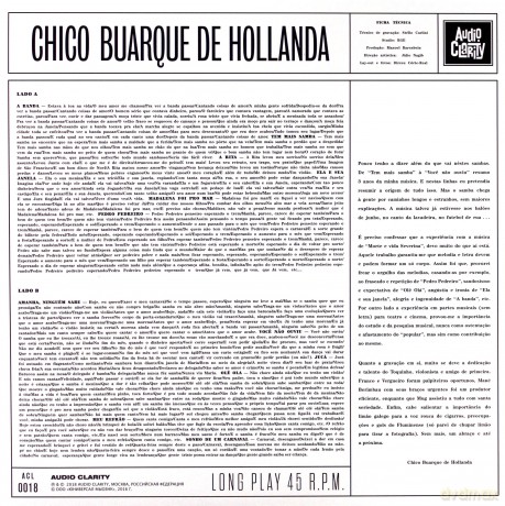 Chico Buarque: Chico Buarque De Hollanda [Winyl]