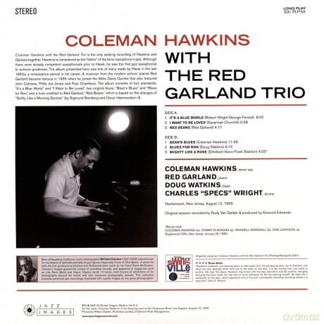 Coleman Hawkins: Coleman Hawkins With The Red Garland Trio (Deluxe) [Winyl]