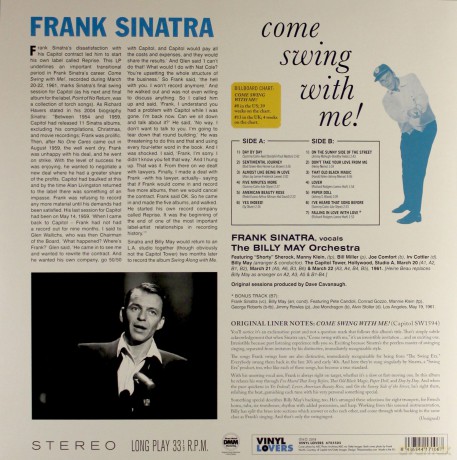 Frank Sinatra: Come Swing With Me! [Winyl]