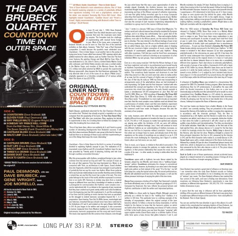 Dave Brubeck Quartet: Countdown Time In Outer Space [Winyl]