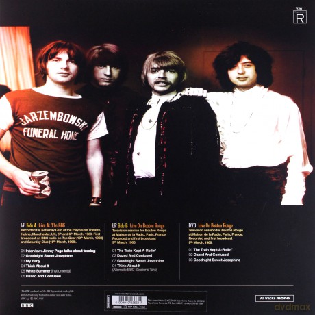 Yardbirds: Dazed And Confused: The Yardbirds In '68 - Live At The Bbc And Beyond [2xWinyl]
