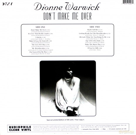 Dionne Warwick: Don't Make Me Over [Winyl]