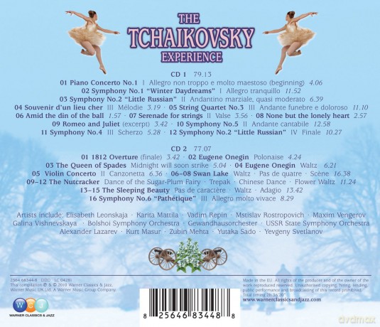 Leonskaja/Mattila/Repin: Tchaikovsky: Tchaikovsky Experience [2CD]