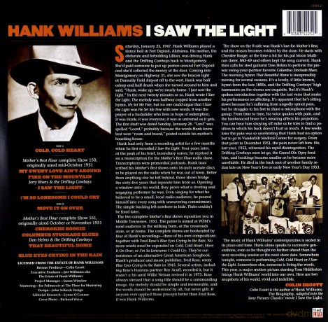 Hank Williams: I Saw The Light: The Unreleased Recordings [Winyl]