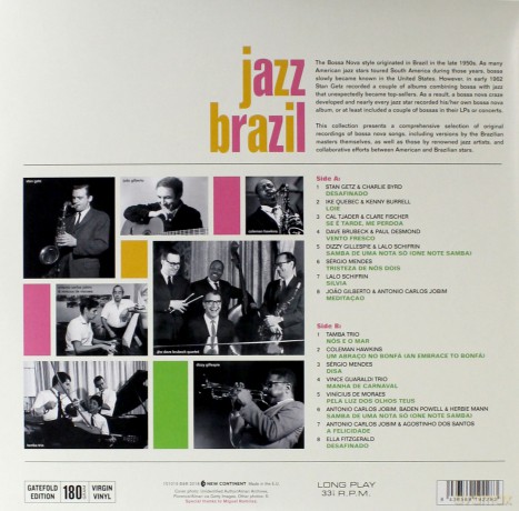 Jazz Brazil (Jazz Bossa Nova Hits In Deluxe Gatefold Edition) [Winyl]