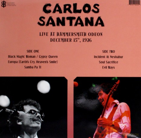 Carlos Santana: Live At Hammersmith Odeon December 15th 1976 [Winyl]