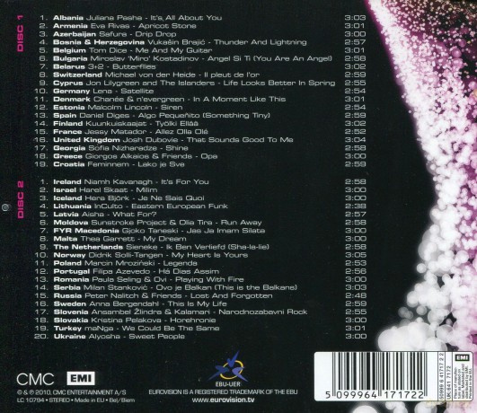 Various Artists: Eurovision Song Contest 2010 [2CD]