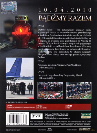 Bądźmy razem. 10.04.2010 [książka]+[3DVD] (Smoleńsk, Katyń)