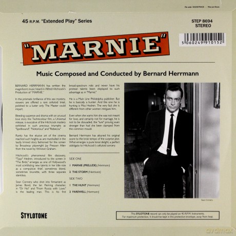 Marnie soundtrack (Bernard Herrmann) [Winyl]