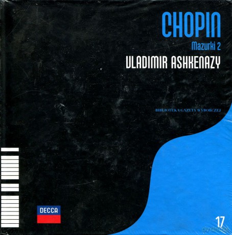 Fryderyk Chopin Tom 17. Vladimir Ashkenazy: Mazurki 2 (digibook) [CD]