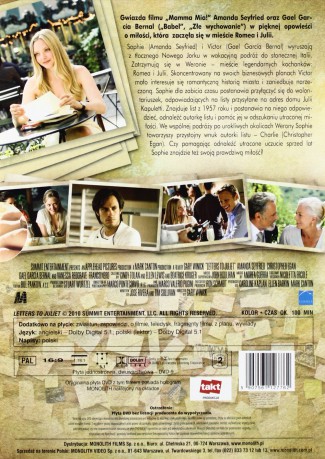 Listy do Julii [DVD]