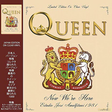 Queen: Now We'Re Here - Estadio Jose Amalfitani 1981 - (Clear) [Winyl]