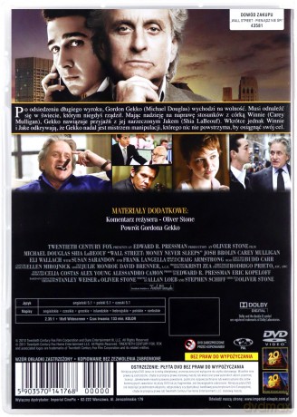 Wall Street 2: Pieniądz nie śpi [DVD]