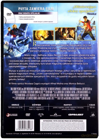 Uczeń czarnoksiężnika [DVD]