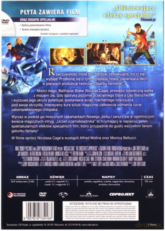 Uczeń czarnoksiężnika [DVD]