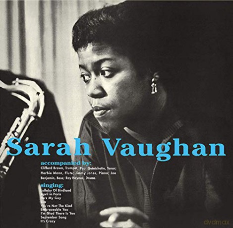 Sarah Vaughan: Sarah Vaughan With Clifford Brown (Limited Transparent Blue) [Winyl]