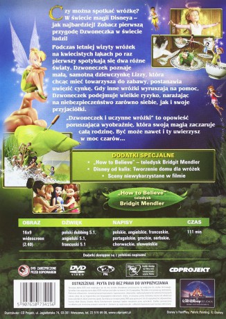Dzwoneczek i Uczynne Wróżki (Tinker Bell and the Great Fairy Rescue ) (Disney) [DVD]