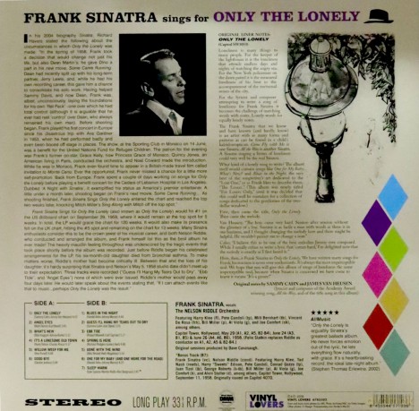 Frank Sinatra: Sings For Only The Lonely [Winyl]