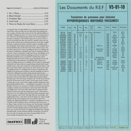 Ulrika Spacek: Suggestive Listening (RSD 2018) [Winyl]