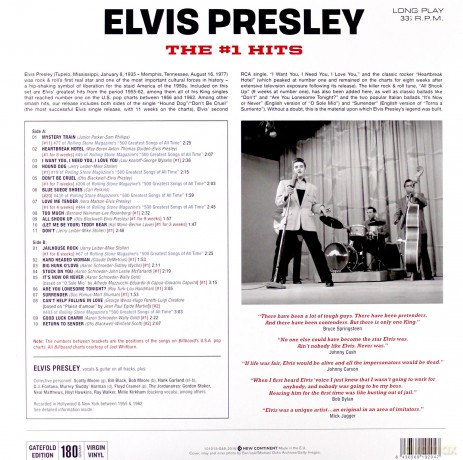 Elvis Presley: The #1 Hits (Gatefold Edition) [Winyl]