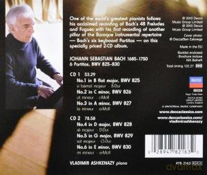 Vladimir Ashkenazy: Bach 6 Partitas [CD]