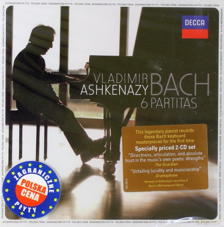 Vladimir Ashkenazy: Bach 6 Partitas (polska cena) [2CD]