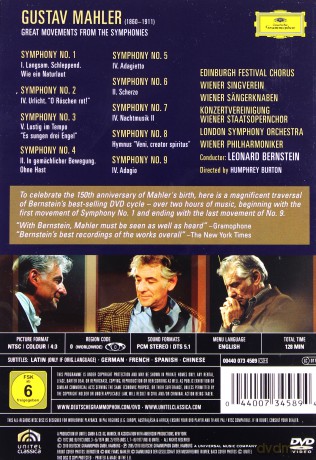 Bernstein: Mahler Great Movements From Symp 1-9 [DVD]