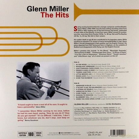 Glenn Miller: The Hits (Gatefold Edition) [Winyl]