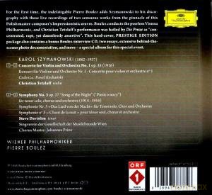 Boulez, Wp: Szymanowski Song Of The Night [CD]