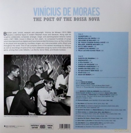 Vinicius De Moraes: The Poet Of The Bossa Nova (Gatefold Edition) [Winyl]