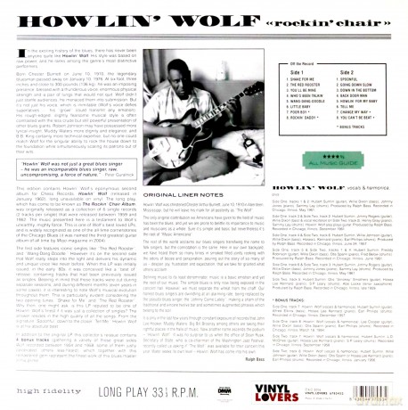 Howlin' Wolf: The Rockin' Chair Album [Winyl]