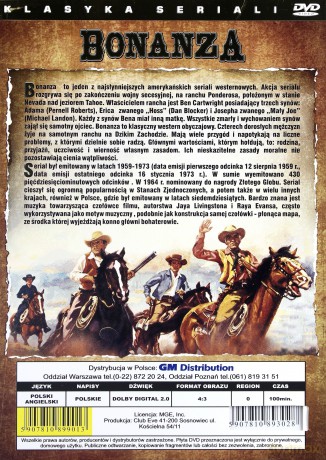 Bonanza: Małpolud / Więzy krwi [DVD]