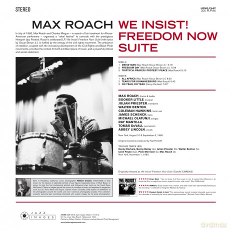 Max Roach: We Insist! Freedom Now Suite [Winyl]