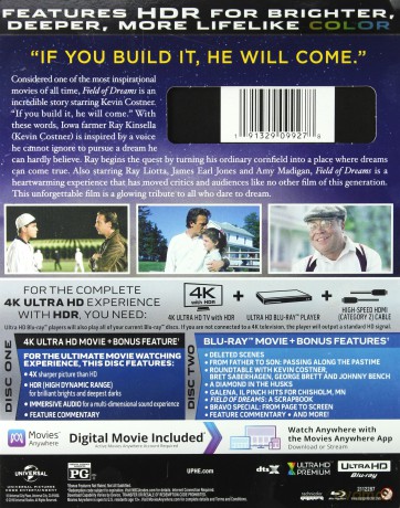 Field of Dreams (Pole marzeń) [Blu-Ray 4K]+[Blu-Ray]
