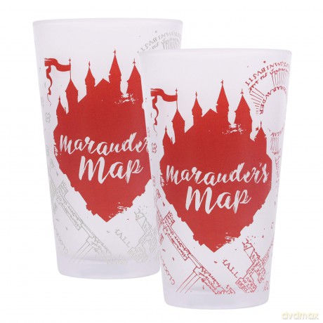 Harry Potter Marauders Map Szklanka zmieniająca kolor