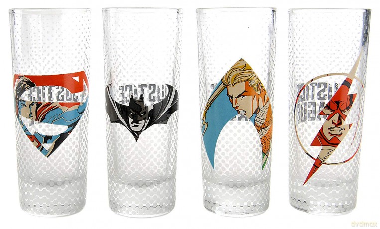 Justice League Justice League Set Of 4 Kieliszki